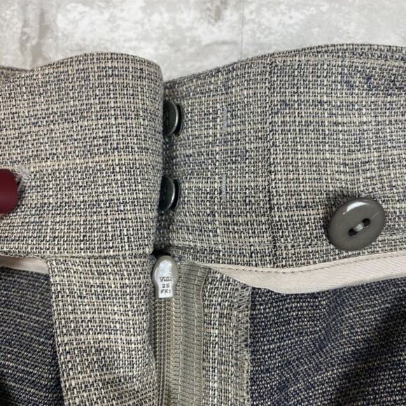 Escada Women's Grey Virgin Wool Dress Pants Size 40 / US 10 - Picture 4 of 11
